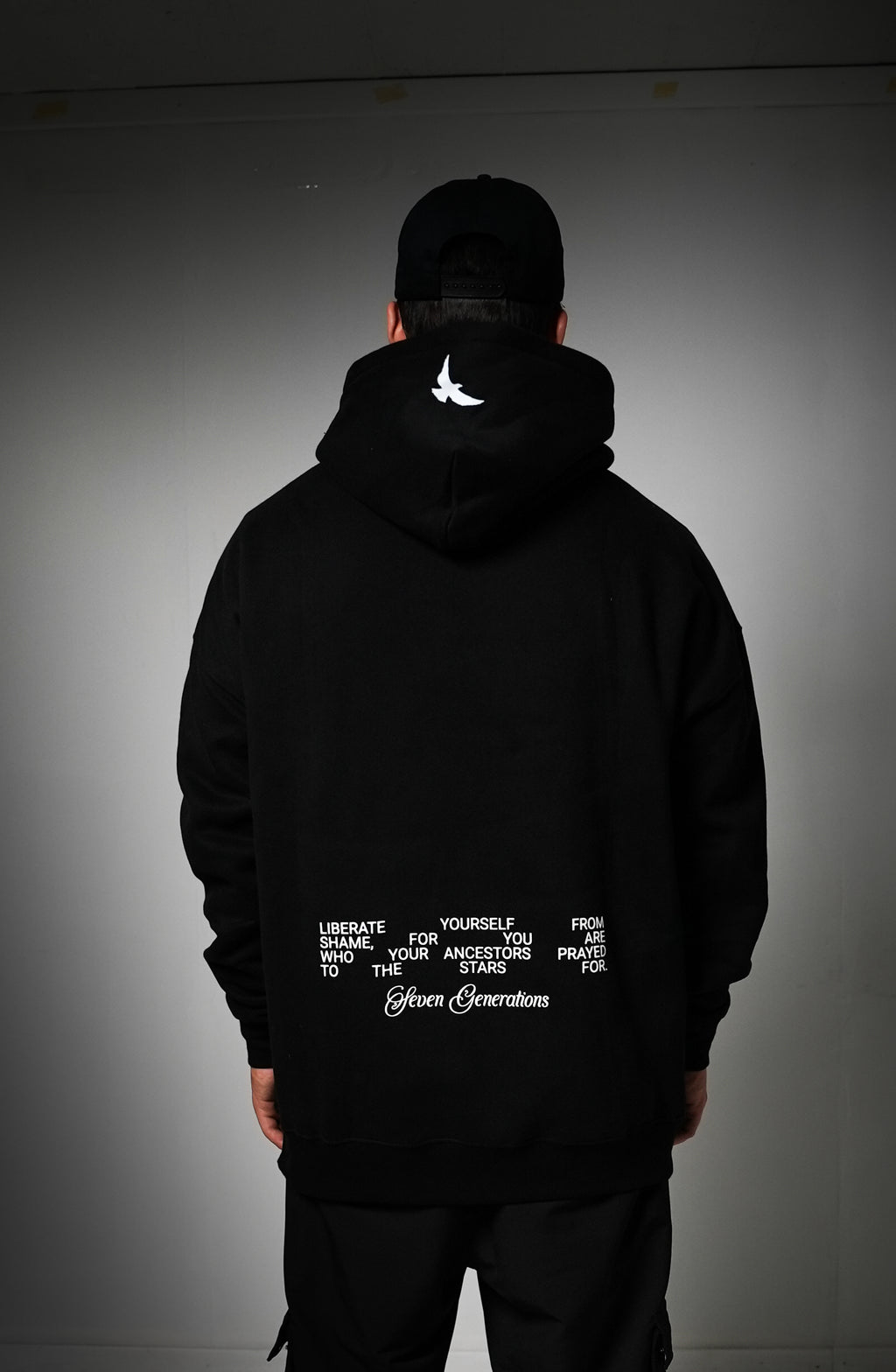 Noir Black "FEAR NONE" OVERSIZED Hoodie | Limited Edition