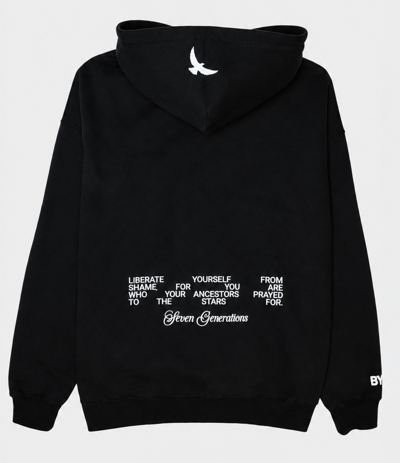 Noir Black "FEAR NONE" OVERSIZED Hoodie | Limited Edition