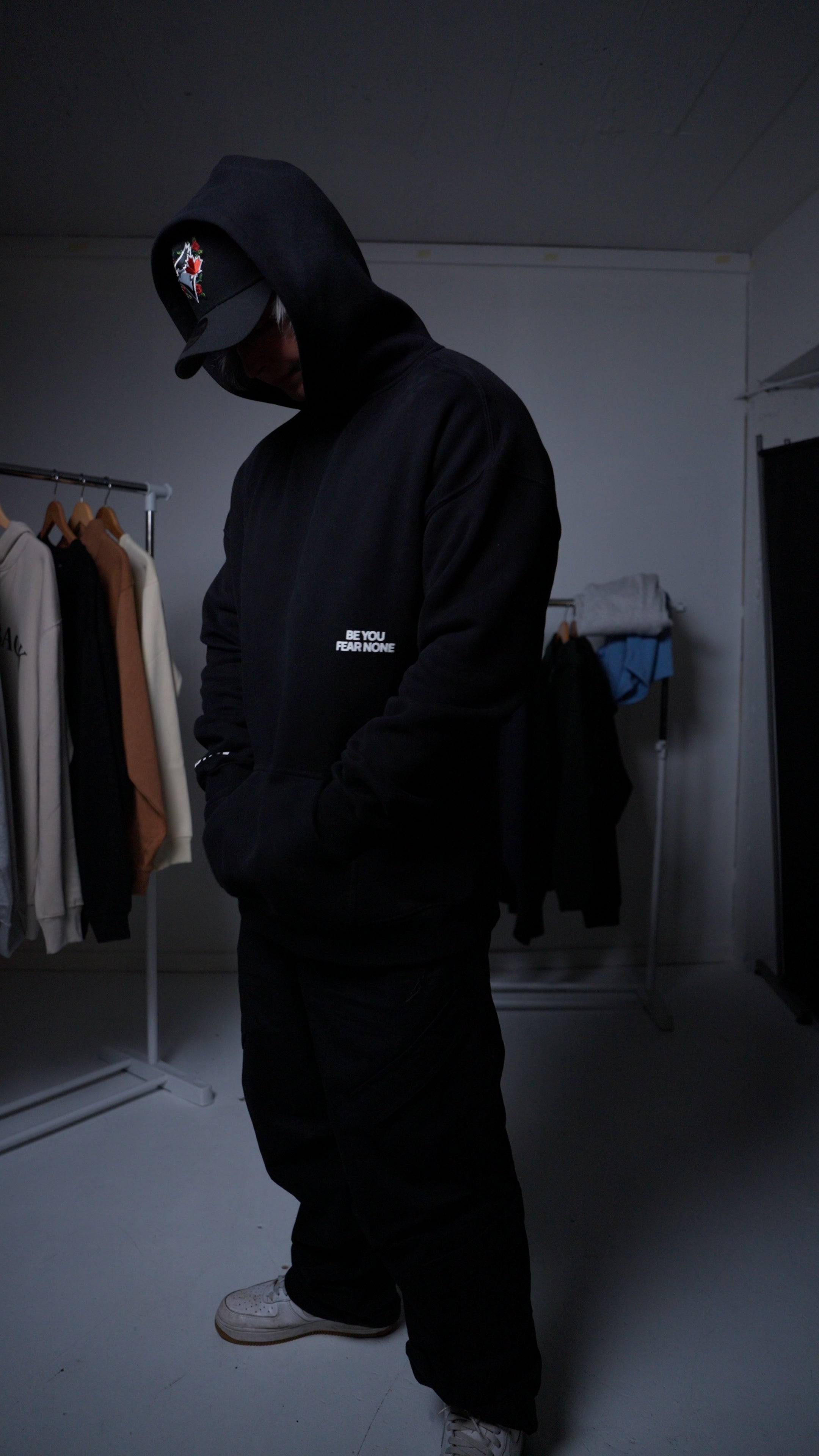 "FEAR NONE" OVERSIZED HOODIE